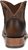 Back view of Double H Boot Mens Simon - Steel Toe Wide Square Shortie